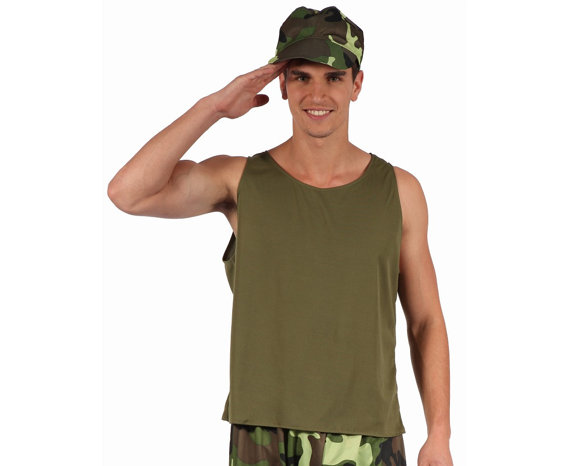 Role play-set for adult Soldier (vest, pants, hat), size 52
